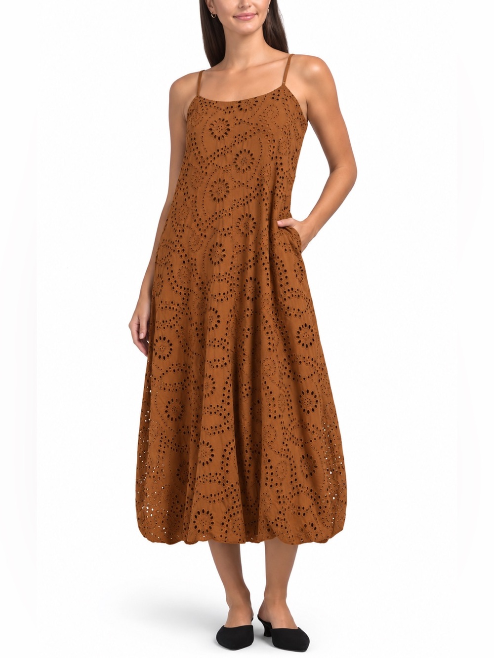 🆕 YOUNG FABULOUS & BROKE Melve Eyelet Dress - Size S.